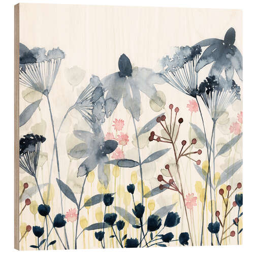 Tableau en bois Jardin d'automne