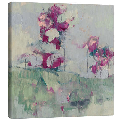 Canvas print Fuchsia Treeline II