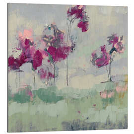 Magnettafel Rosa Baumreihe I