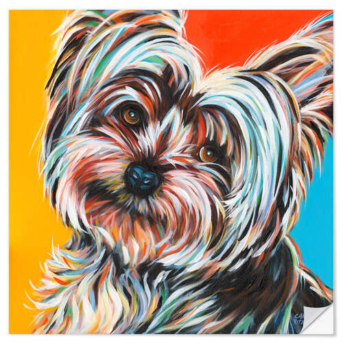 Wall sticker Sweet Yorkie II