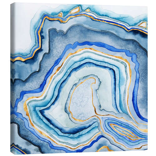 Canvas print Cobalt Agate I