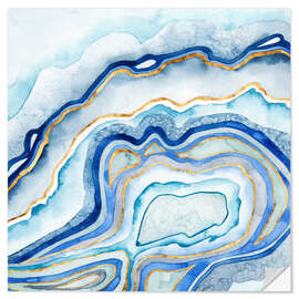 Wall sticker Cobalt Agate II