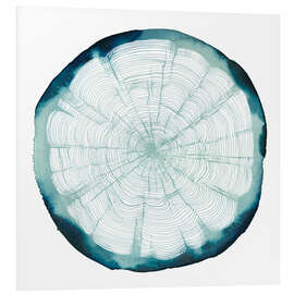 Foam board print Tree ring II