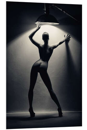 PVC print Woman in the spotlight