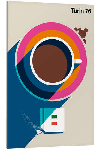 Aluminium print Turin 76