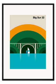 Gerahmter Kunstdruck Big Sur 32