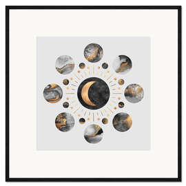 Framed art print Moons