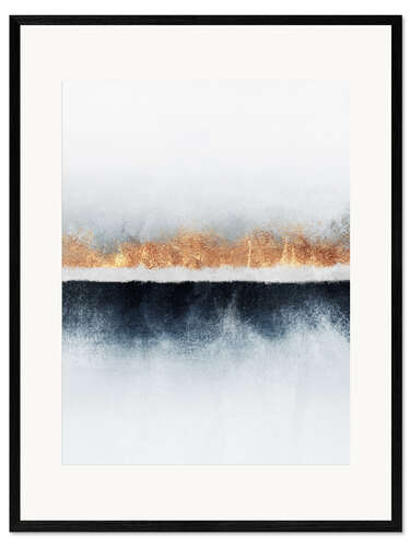 Ingelijste kunstdruk Horizon