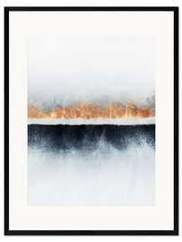 Kunsttryk i ramme Horizon