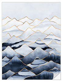 Selvklebende plakat Mountains