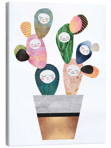 Tableau sur toile Cactus somnolant