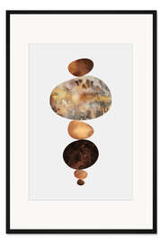 Gerahmter Kunstdruck Balance