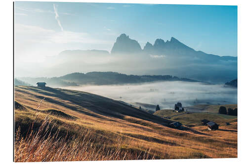 Gallery Print Weiden vor dem Langkofel