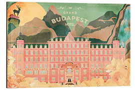 Aluminium print  The Grand Budapest Hotel - Ella Tjader