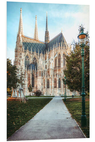 Foam board print Vienna Votive Church, Austria