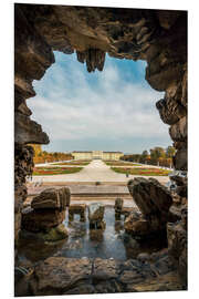 Foam board print Schönbrunn Palace, Vienna