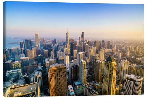 Canvas print Chicago skyline