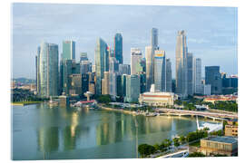 Acrylglas print Skyscrapers of Singapore