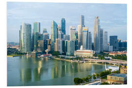 Foam board print Skyscrapers of Singapore