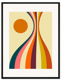 Gerahmter Kunstdruck Autobahn