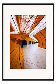 Gerahmter Kunstdruck Tunnel Marienplatz