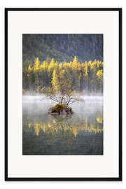 Gerahmter Kunstdruck Morgenstimmung am Hintersee