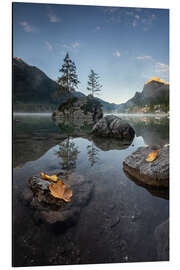 Cuadro de aluminio Ambiente otoñal en el Hintersee