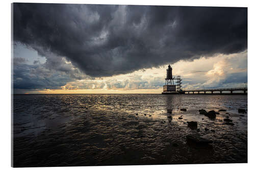 Acrylic print North Sea at low tide