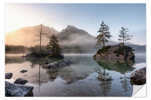 Adesivo murale Piccole isole nell'Hintersee