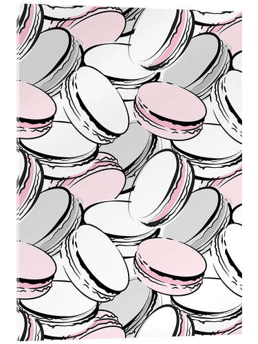 Akryylilasitaulu Macarons