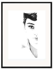 Gerahmter Kunstdruck Audrey Hepburn III