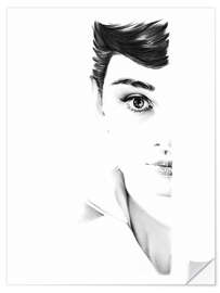 Självhäftande poster Audrey Hepburn III