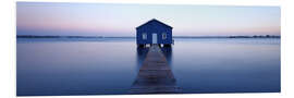 Foam board print Boathouse on Swan River, Australia