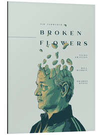 Magnettafel Broken Flowers