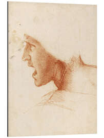 Magnettafel Kopf eines Kriegers