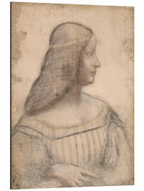 Aluminiumtavla Portrait of Isabella d'Este