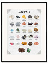 Framed art print Minerals