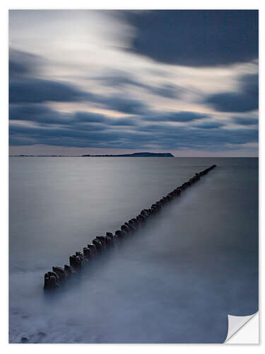 Muursticker Groyne on Rügen