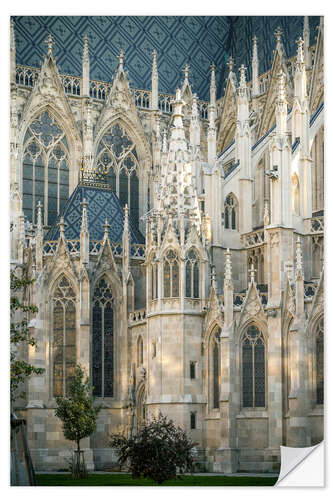 Selvklebende plakat Votive church in Vienna