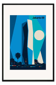 Gerahmter Kunstdruck Jakarta 09