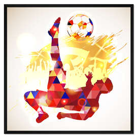 Gerahmter Kunstdruck Fallrückzieher