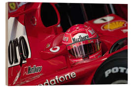 Stampa su legno Michael Schumacher, GP del Brasile, F1 2005