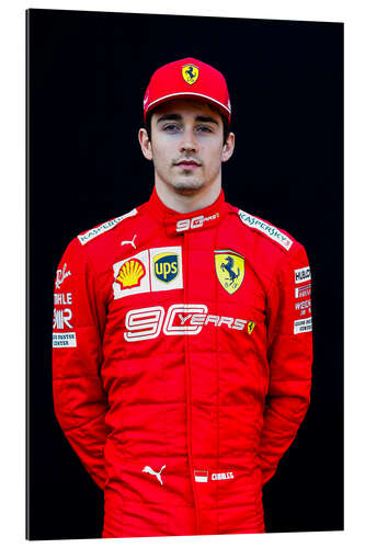 Galleritryk Official Portrait of Charles Leclerc, Ferrari, Australian GP 2019