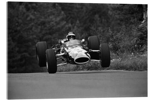 Acrylglas print Jackie Oliver, Lotus 48 Ford, Nürburgring 1967