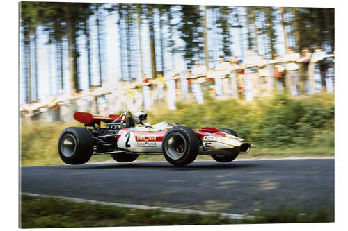 Gallery Print Jochen Rindt, Lotus 49B Ford, Formel 1 Nürburgring 1969