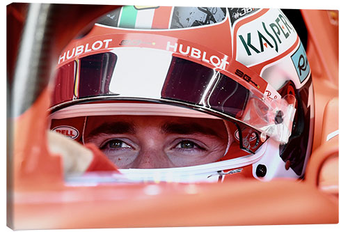 Quadro em tela Charles Leclerc, Ferrari, Italian GP 2019