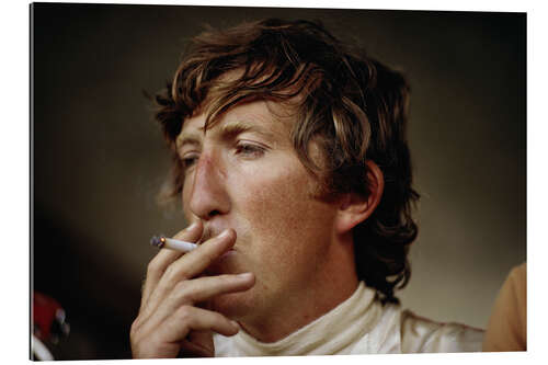 Gallery print Jochen Rindt with cigarette, Red Bull Ring Austria 1979