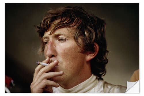 Naklejka na ścianę Jochen Rindt with cigarette, Red Bull Ring Austria 1979