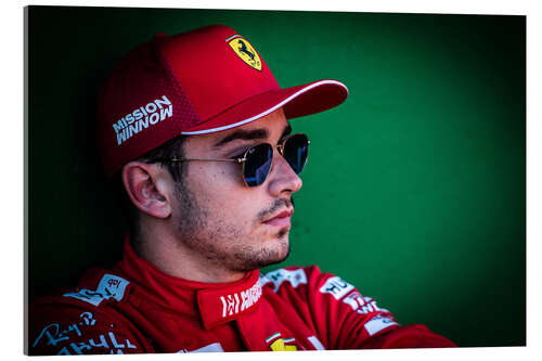 Akryylilasitaulu Charles Leclerc, Ferrari, Japanese GP, F1 2019