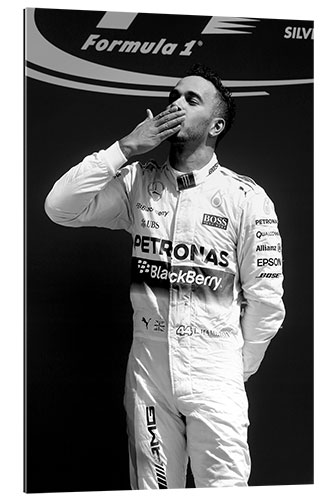 Galleriprint Race winner Lewis Hamilton in Silverstone 2015